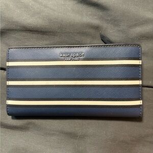 Kate Spade Navy Stripe Wallet